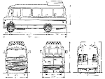 Чертеж Mercedes-Benz O309D