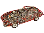 Компоновка Ferrari 365 GTB/4 Daytona UK-spec