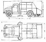 Чертеж подметально-уборочной машины ПУ-20