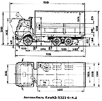 Чертеж КамАЗ-5320