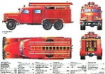 Чертеж пожарной машины ПМЗ-15 на базе ЗИС-151