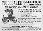 Реклама Studebaker Electric 1903 года выпуска