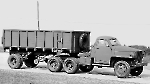 Тягач Studebaker US6 - U6 - 6x4 с 7-тонным полуприцепом.