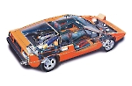 Компоновка Lotus Esprit S1