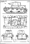 Чертеж лёгкого танка 7TP