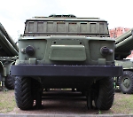 ЗиЛ-135. Транспортно-заряжающая машина 9Т452 реактивной системы залпового огня 