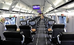 Пассажирский салон скоростного электропоезда ICE 2