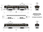 Чертеж трамвая 71-619К
