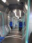 Салон трамвая Stadler Tango