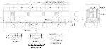 Чертеж почтового вагона BR Mk 1 42' GUV