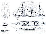 Чертеж Gorch Fock