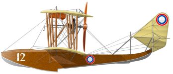 Силуэт летающей лодки М-5