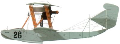 Силуэт летающей лодки М-9