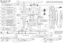 Чертеж самолета Ил-14