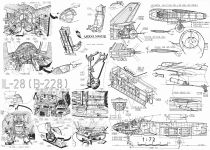 Чертеж Ил-28