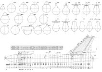 Чертежи шпангоутов Ил-28