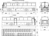 Чертеж автобуса МАЗ-152
