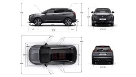 Чертеж Peugeot 3008 (2016 г)