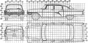 Чертеж ГАЗ-13 "Чайка"