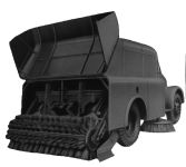 Подметальная уборочная машина ПУ-20 на базе ГАЗ-51