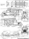 Чертеж пожарной машины ГАЗ-АА ПМГ-1