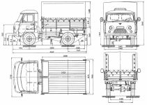 Чертеж УАЗ-3303