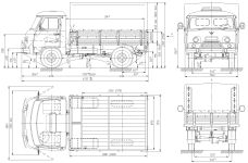 Чертеж УАЗ-3303