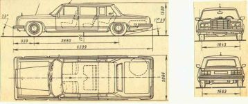 Чертеж Кабина ЗиЛ-41047