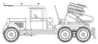 Чертеж ЗиС-6 БМ-8