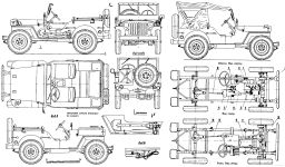 Чертеж Willys MB