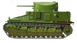 Силуэт Vickers Medium Mark II