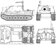 Чертеж САУ Sturmtiger