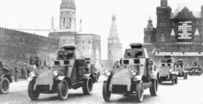 БА-27 на параде на Красной площади