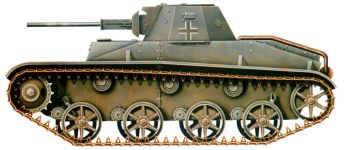 Силуэт легкого танка Pz.Kpfw T-60 743 (R)