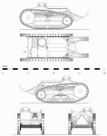 Чертеж танкетки M1918